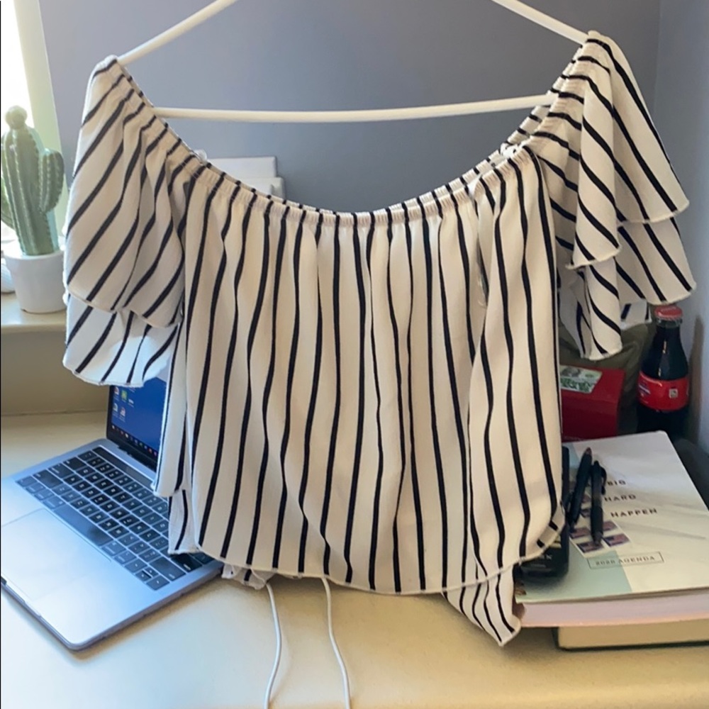 Textured Off the Shoulder Blouse